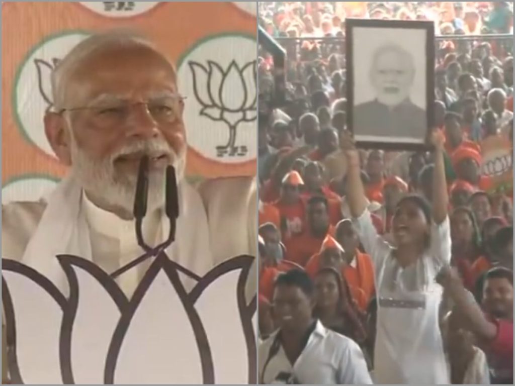 रैली में स्केच लेकर खड़ी बच्ची से बोले पीएम मोदी, ‘बेटी नाम और पता लिख दो, मैं तुम्हें चिट्ठी लिखूंगा’