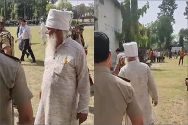 हरिद्वार में मतदान केंद्र पर वोटर ने ईवीएम मशीन तोड़ी, पुलिस ने हिरासत में लिया
