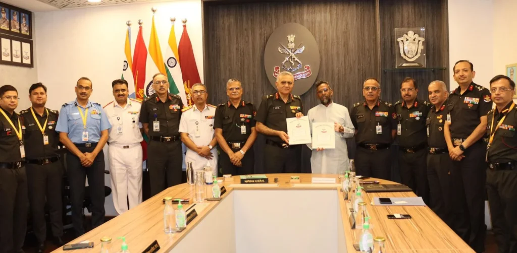 सशस्त्र सेना चिकित्सा सेवा और आईआईटी हैदराबाद ने सहयोगात्मक अनुसंधान एवं प्रशिक्षण के लिए समझौता ज्ञापन पर हस्ताक्षर किए