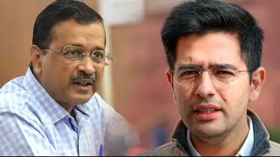 मुख्यमंत्री केजरीवाल से मिलने पहुंचे राघव चड्ढा, लंबे समय से लंदन में करा रहे थे आंखों का इलाज