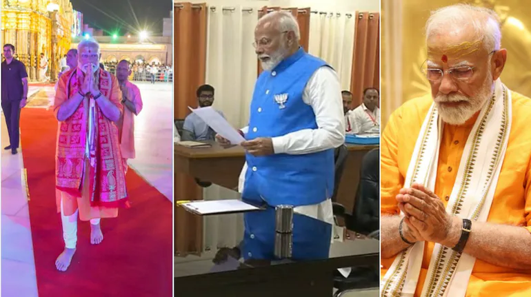 प्रधानमंत्री मोदी ने तीसरी बार वाराणसी से दाखिल किया नामांकन, गृह मंत्री शाह समेत कई दिग्गज रहे मौजूद