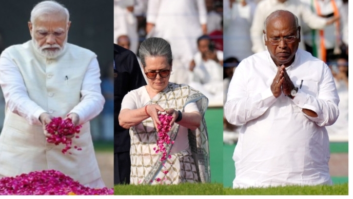 पंडित जवाहरलाल नेहरू को उनकी पुण्यतिथि पर पीएम मोदी और कांग्रेस नेताओं ने किया याद