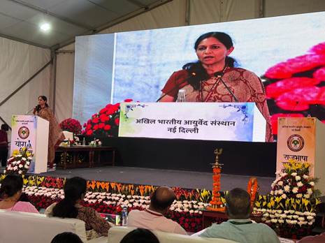 अखिल भारतीय आयुर्वेद संस्थान ने अंतर्राष्ट्रीय योग दिवस, 2024 के 10वें संस्करण का उत्सव मनाने के लिए एक जागरूकता कार्यक्रम किया आयोजित