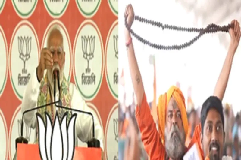 रैली में प्रधानमंत्री मोदी की साधु पर पड़ी नजर, कहा- आप मेरे लिए प्रसाद लेकर आए हैं, यहाँ जानें पूरा वाकया