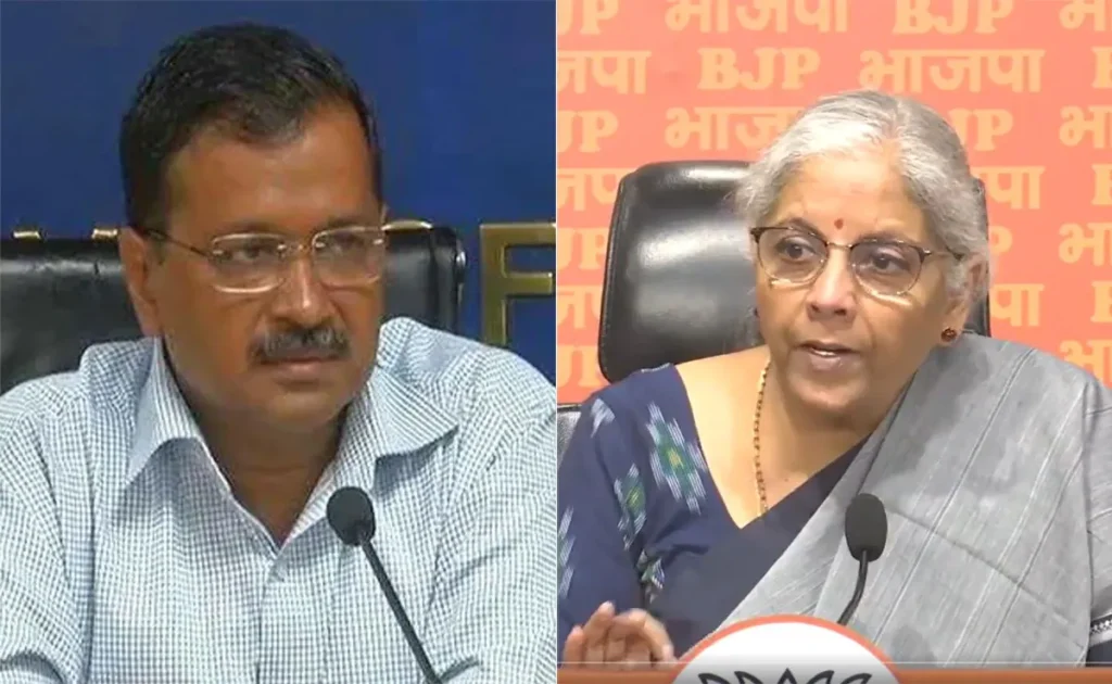 माफी मांगने और कार्रवाई करने के बजाय अरविंद केजरीवाल बेशर्मी से विभव के साथ घूम रहे हैं: निर्मला सीतारमण