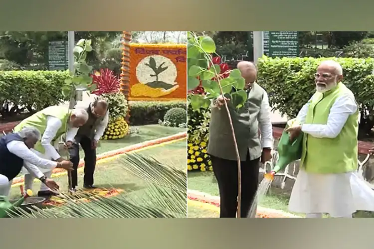 प्रधानमंत्री नरेन्द्र मोदी ने ‘एक पेड़ माँ के नाम’ अभियान का किया शुभारंभ