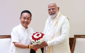 सिक्किम और गोवा के मुख्यमंत्रीयों ने प्रधानमंत्री नरेन्द्र मोदी से की भेंट