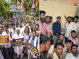 नीट पेपर लीक मामलें को लेकर NSUI के सैंकड़ों कार्यकर्ताओं ने NTA ऑफिस पर बोला धावा, अंदर से लगाया ताला