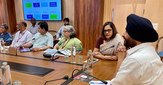 रेल राज्य मंत्री रवनीत सिंह ने रेलवे बोर्ड के सदस्यों के साथ उच्च स्तरीय समीक्षा बैठक की