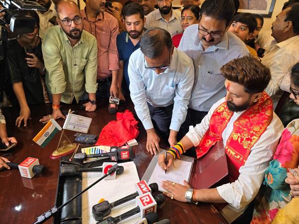 चिराग पासवान ने केंद्रीय खाद्य प्रसंस्करण उद्योग मंत्री का संभाला कार्यभार