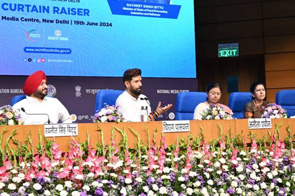 चिराग पासवान और रवनीत सिंह ने लान्च किया वर्ल्ड फूड इंडिया 2024 के लिए वेबसाइट और मोबाइल ऐप