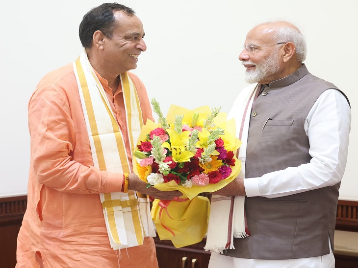हरियाणा: बीजेपी प्रदेश अध्यक्ष मोहन लाल बड़ौली ने पीएम मोदी से की मुलाकात