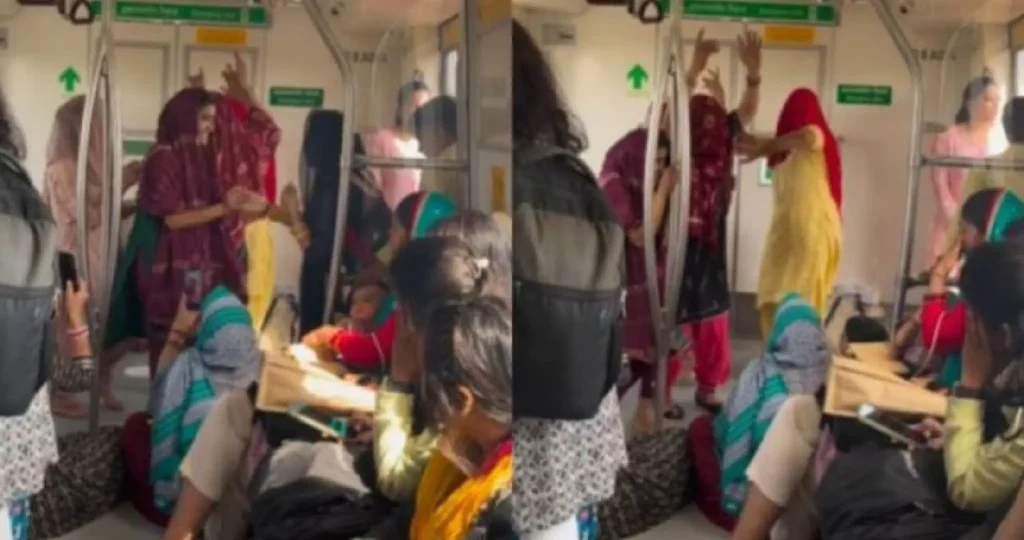 दिल्ली मेट्रो में बवाल: DMRC की चेतावनियों के बावजूद नाच-गाना और लड़ाई-झगड़ा जारी, सोशल मीडिया पर वीडियो वायरल