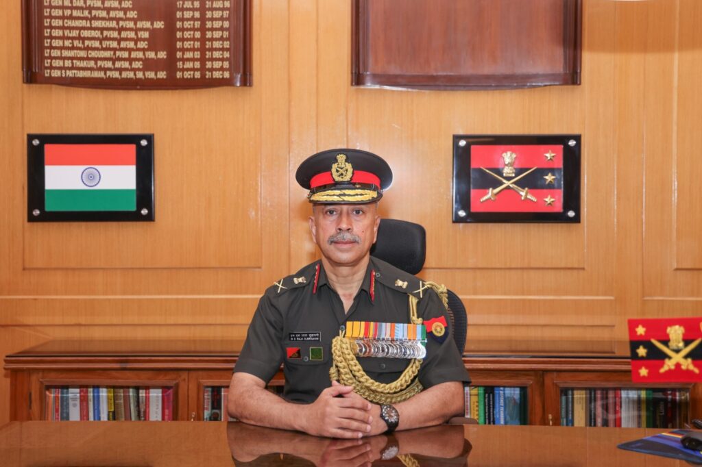 लेफ्टिनेंट जनरल एनएस राजा सुब्रमणि, पीवीएसएम, एवीएसएम, एसएम, वीएसएम ने थलसेना के उपप्रमुख का पदभार किया ग्रहण
