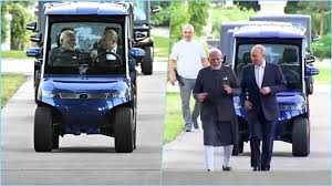 राष्ट्रपति पुतिन ने पीएम मोदी को अपनी इलेक्ट्रिक कार में कराई सैर, देखें वीडियो