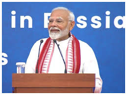 रूस में भारतीय समुदाय को पीएम मोदी ने किया संबोधित, कहा- ‘मैं अपने साथ हिन्दुस्तान की मिट्टी की खुशबू लेकर आया हूं’