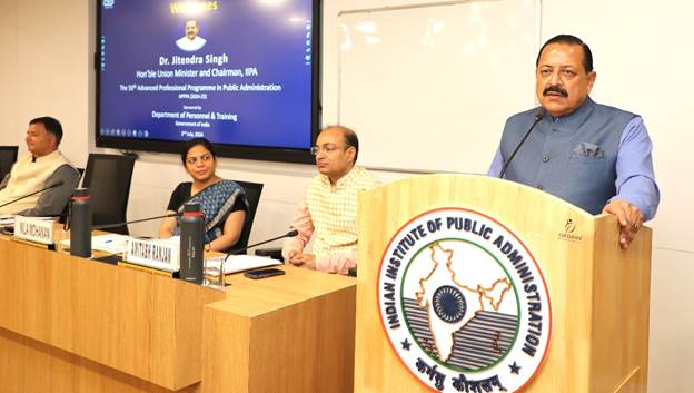 “प्रधानमंत्री श्री नरेन्द्र मोदी के नेतृत्व में शासन में नियम-आधारित से भूमिका-आधारित दृष्टिकोण में परिवर्तन पर बल दिया जा रहा है”: केंद्रीय मंत्री डॉ. जितेंद्र सिंह