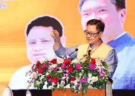 केंद्रीय मंत्री किरेन रिजिजू ने अरुणाचल प्रदेश में प्रधानमंत्री जन विकास कार्यक्रम के तहत स्वीकृत परियोजनाओं के कार्यान्वयन की समीक्षा की