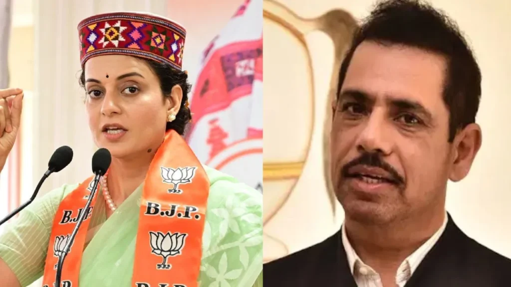 रॉबर्ट वाड्रा ने कंगना रनौत पर किया तीखा हमला, कहा- ‘वह संसद में बने रहने के लायक नहीं’