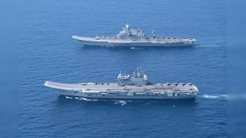 भारतीय नौसेना की ताकत: INS Vikrant और INS Vikramaditya अरब सागर में तैनात