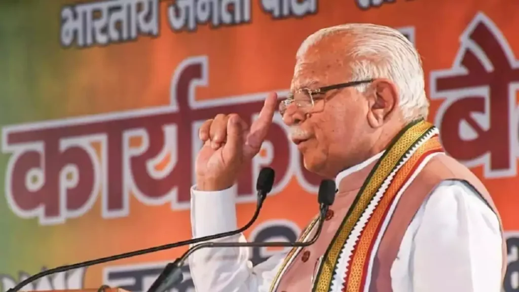 किसान आंदोलन पर खट्टर के बयान पर बवाल: कांग्रेस ने बीजेपी पर साधा निशाना