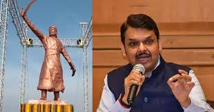 छत्रपति शिवाजी महाराज की प्रतिमा गिरने पर MVA का विरोध, फडणवीस का पलटवार