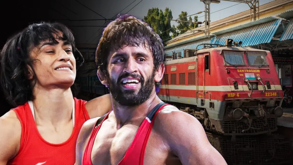 विनेश फोगाट और बजरंग पूनिया का रेलवे से इस्तीफा: पहलवानी से राजनीति की ओर कदम