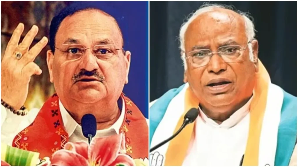 नड्डा का राहुल गांधी और मल्लिकार्जुन खरगे पर हमला: कहा- कांग्रेस संसद में व्यवधान उत्पन्न करना चाहती है