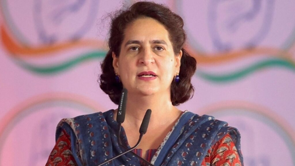 बीजेपी सांसद अपराजिता ने प्रियंका गांधी को दिया ‘1984’ लिखा बैग, सियासी गलियारों में मचा हड़कंप