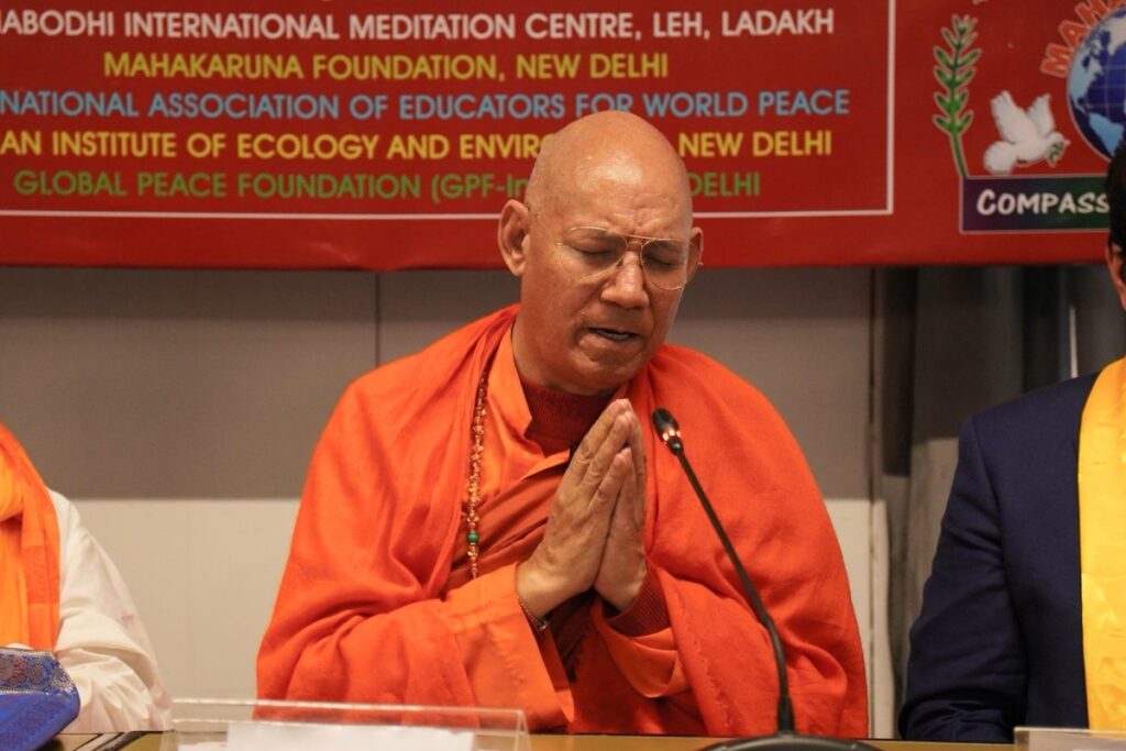 भिक्षु संघसेन ने ‘ग्लोबल कॉन्फ्रेंस ऑफ मेडिटेशन लीडर्स’ में दिया प्रेरणादायी संबोधन