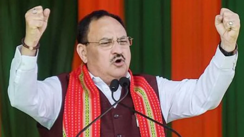 जे पी नड्डा ने त्रिपुरा के विकास के लिए योजनाओं की घोषणा की, बीजेपी सरकार के दो साल पूरे होने पर बड़ा रैली आयोजन