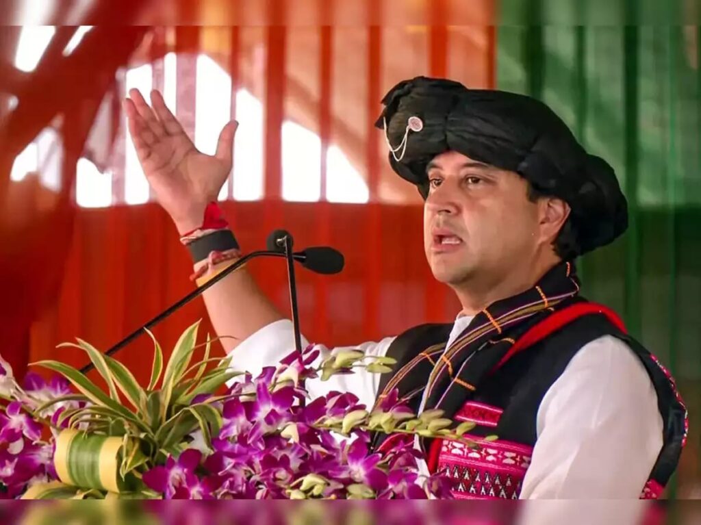 ज्योतिरादित्य सिंधिया ने उत्तर-पूर्व क्षेत्र को भारत का आर्थिक इंजन बनने की राह दिखाई