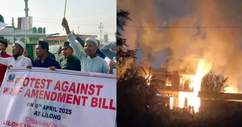 मणिपुर में भड़का गुस्सा: वक्फ विधेयक के समर्थन पर BJP अल्पसंख्यक मोर्चा प्रमुख असर अली का घर जलाया गया