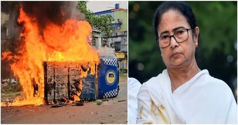 मुर्शिदाबाद जल उठा: वक्फ विरोधी प्रदर्शन हिंसक होने पर बीजेपी ने ममता सरकार पर बोला हमला, अराजकता के बीच इंटरनेट सेवा बंद