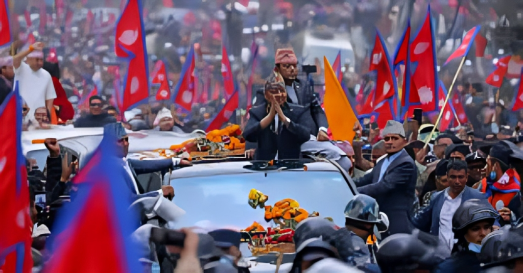 नेपाल में नारायणहिटी पैलेस म्यूजियम पर विरोध-प्रदर्शन पर बैन, राजशाही बहाली की मांग पर भड़की बहस नेपाल में नारायणहिटी पैलेस म्यूजियम पर विरोध-प्रदर्शन पर बैन, राजशाही बहाली की मांग पर भड़की बहस