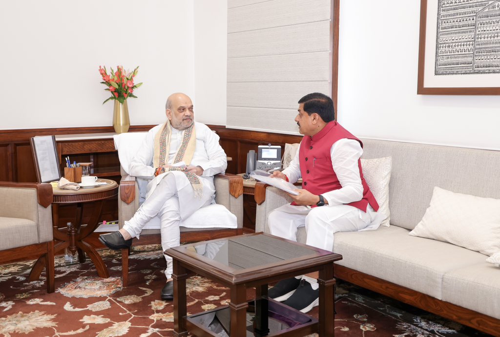 सीएम मोहन यादव ने अमित शाह से मिलकर MP के लिए रखा 25% डेयरी उत्पादन का टारगेट