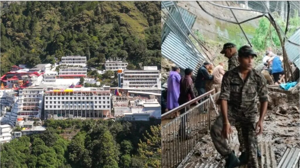 वैष्णो देवी यात्रा पर भूस्खलन का कहर, 5 श्रद्धालुओं की मौत; 14 घायल