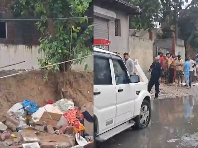 दिल्ली: जैतपुर में भारी बारिश से इमारत ढही, 2 बच्चियों समेत 7 लोगों की मौत