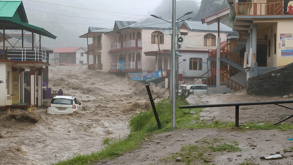 उत्तरकाशी त्रासदी: बाढ़ में धराली गाँव बहा, 240 मंदिरों के अस्तित्व पर संकट