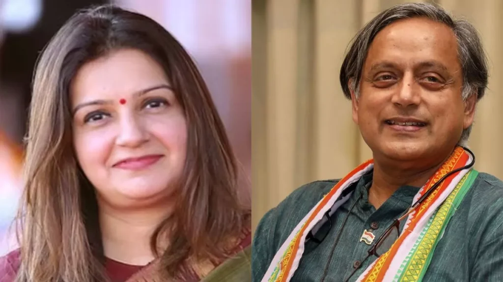 ‘साड़ी में शशि थरूर’ पर प्रियंका चतुर्वेदी का करारा जवाब