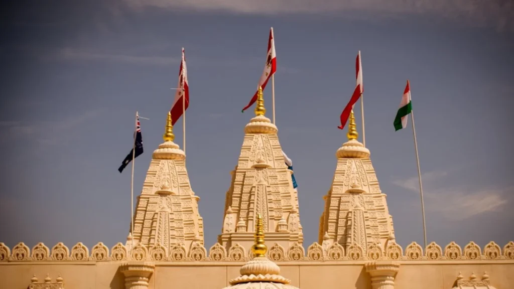 अमेरिका में हिंदू मंदिरों पर हमले जारी: इंडियाना के BAPS स्वामीनारायण मंदिर का खालिस्तानी समर्थकों पर शक