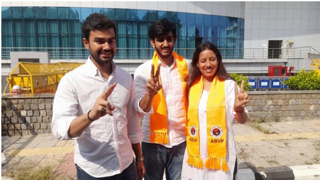 डूसू चुनाव 2025 ABVP ने मारी बाजी