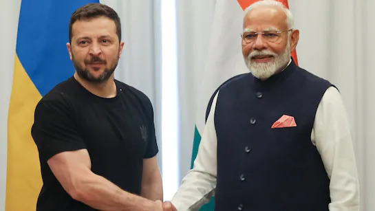 शंघाई सहयोग संगठन सम्मेलन से पहले ज़ेलेंस्की–मोदी वार्ता शंघाई सहयोग संगठन सम्मेलन से पहले ज़ेलेंस्की–मोदी वार्ता