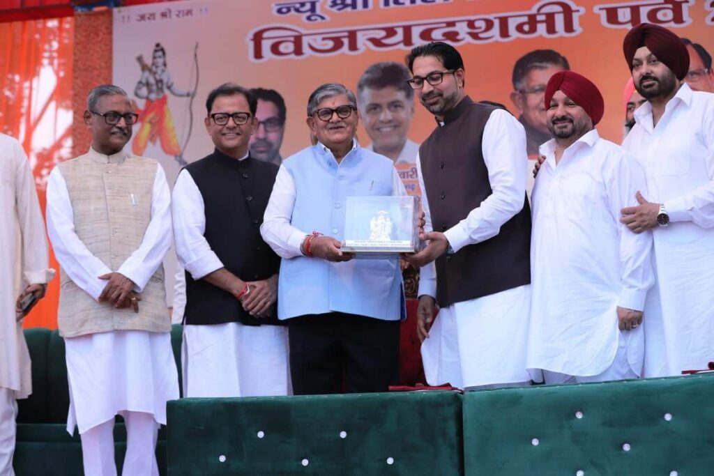 कटारिया हैं राम के सच्चे अनुयायी दशहरा पर्व पर चंडीगढ़ में बोले दवेश मोदगिल