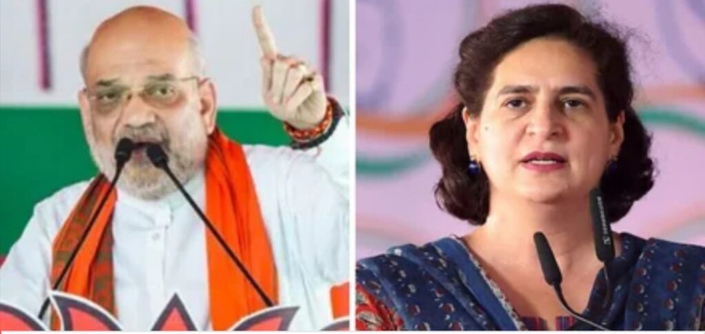 आरजेडी सत्ता में आई तो ‘जंगल राज’ लौटेगा: अमित शाह; प्रियंका गांधी बोलीं – वोटर लिस्ट से काटे गए 65 लाख नाम, ‘डबल इंजन सरकार’ के झांसे में न आएं जनता