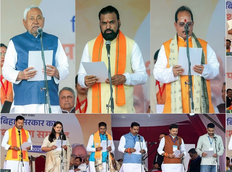 बिहार: नीतीश कैबिनेट में विभागों का बंटवारा; सम्राट बने गृह मंत्री