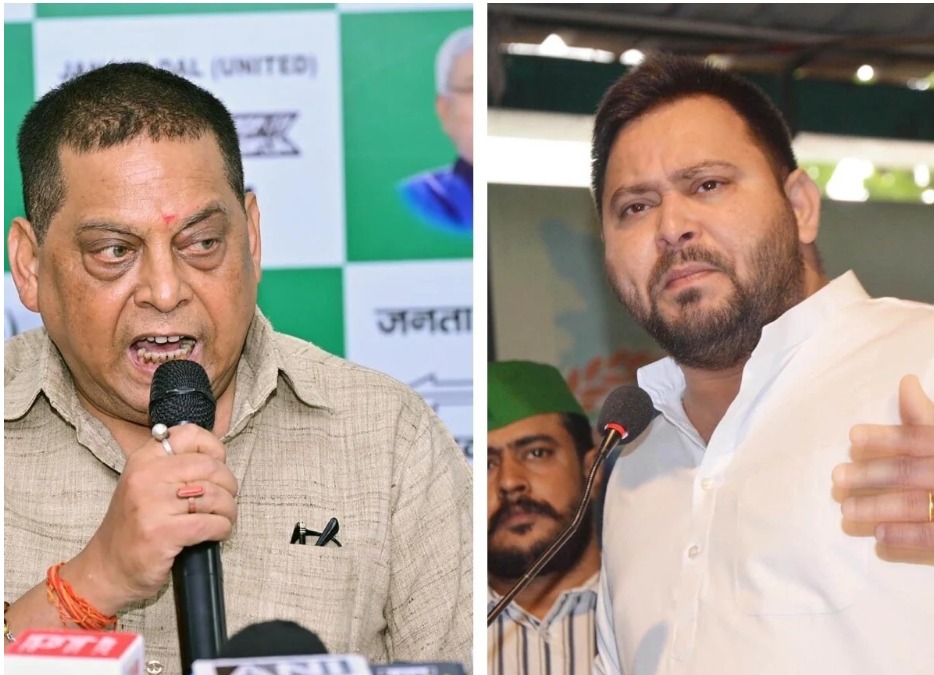 अनंत सिंह की गिरफ्तारी पर तेजस्वी पर JDU का हमला