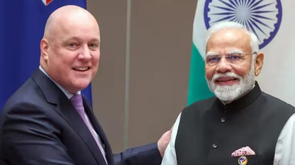 भारत-न्यूजीलैंड : फ्री ट्रेड डील ,पीएम मोदी–पीएम लक्सन की बनी सहमति भारत-न्यूजीलैंड : फ्री ट्रेड डील ,पीएम मोदी–पीएम लक्सन की बनी सहमति