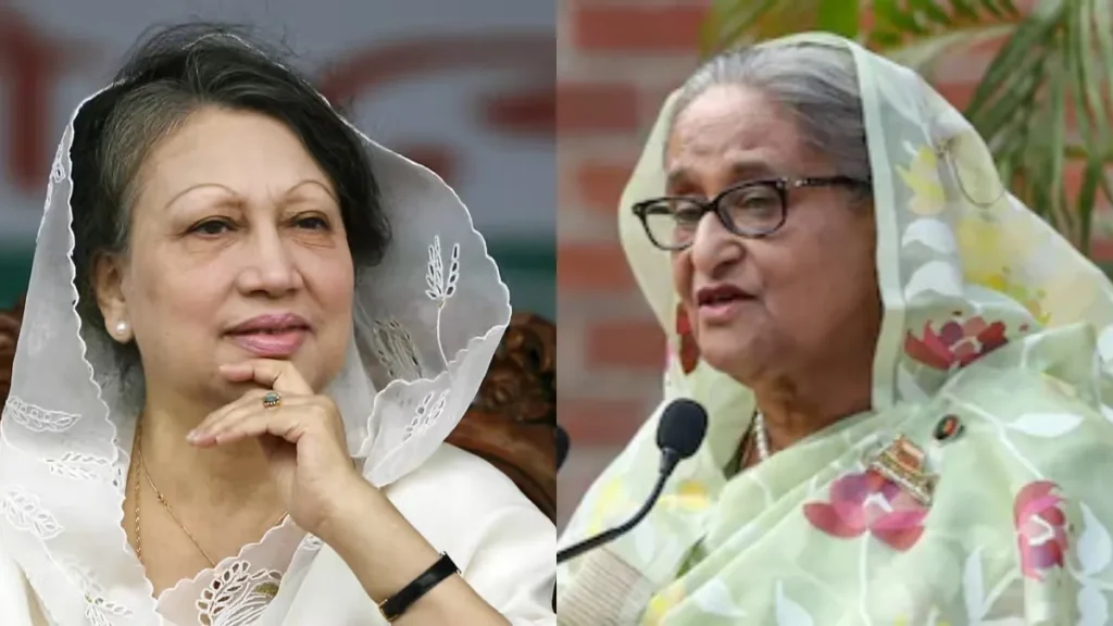 शेख हसीना ने खालिदा जिया को दी भावुक श्रद्धांजलि