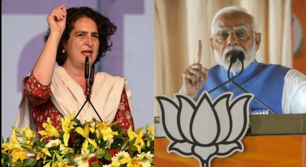 शीतकालीन सत्र से पहले पीएम मोदी के बयान पर प्रियंका गांधी का पलटवार